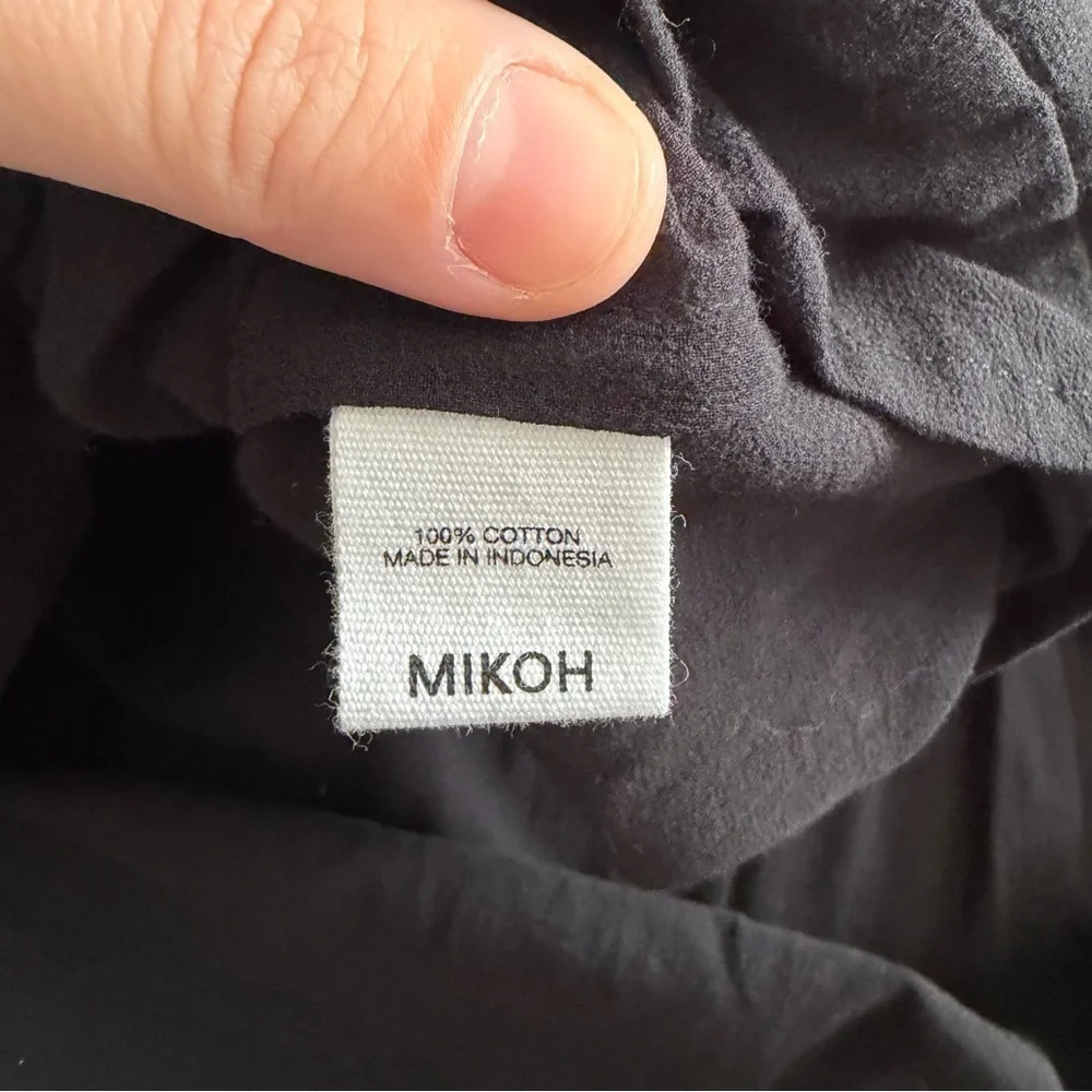 MIKOH Black Women's Dress Size 1 (Small) 100% Cotton - Picture 7 of 7